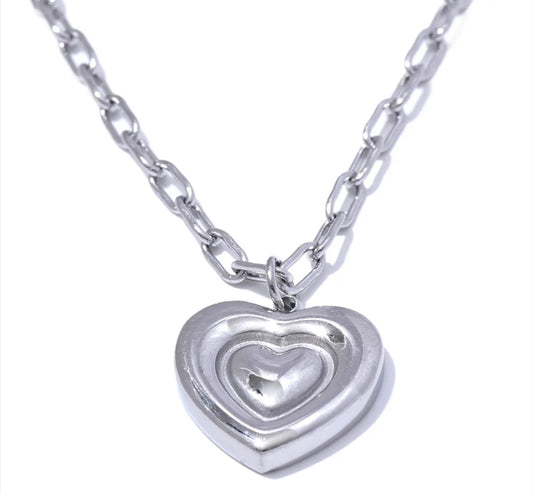 Amour Necklace | Silver