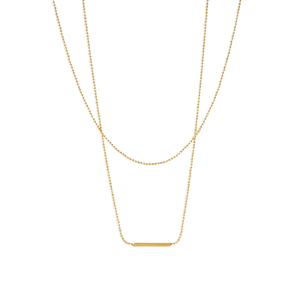 Dainty Double Necklace |Women