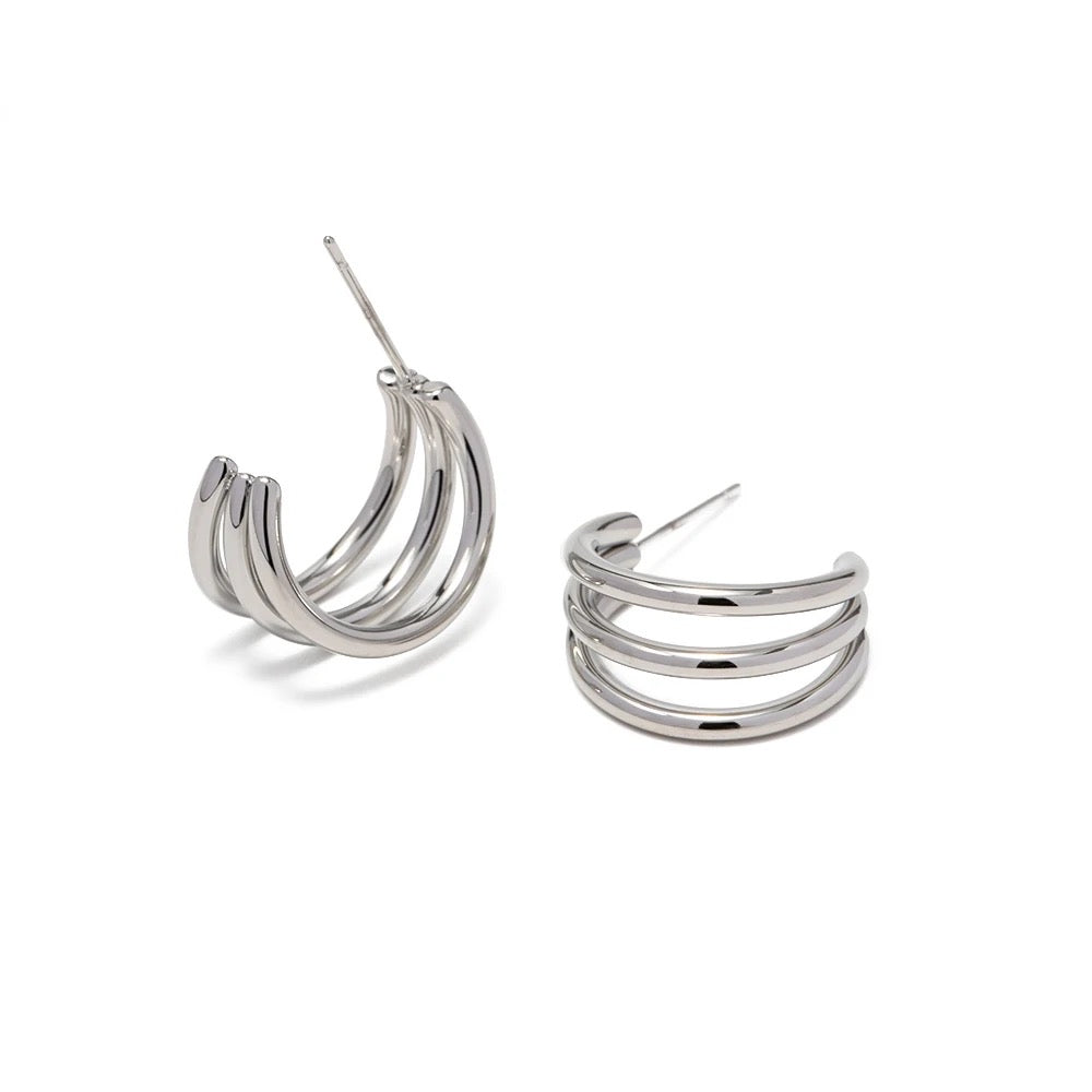 Anisa Earrings | Silver