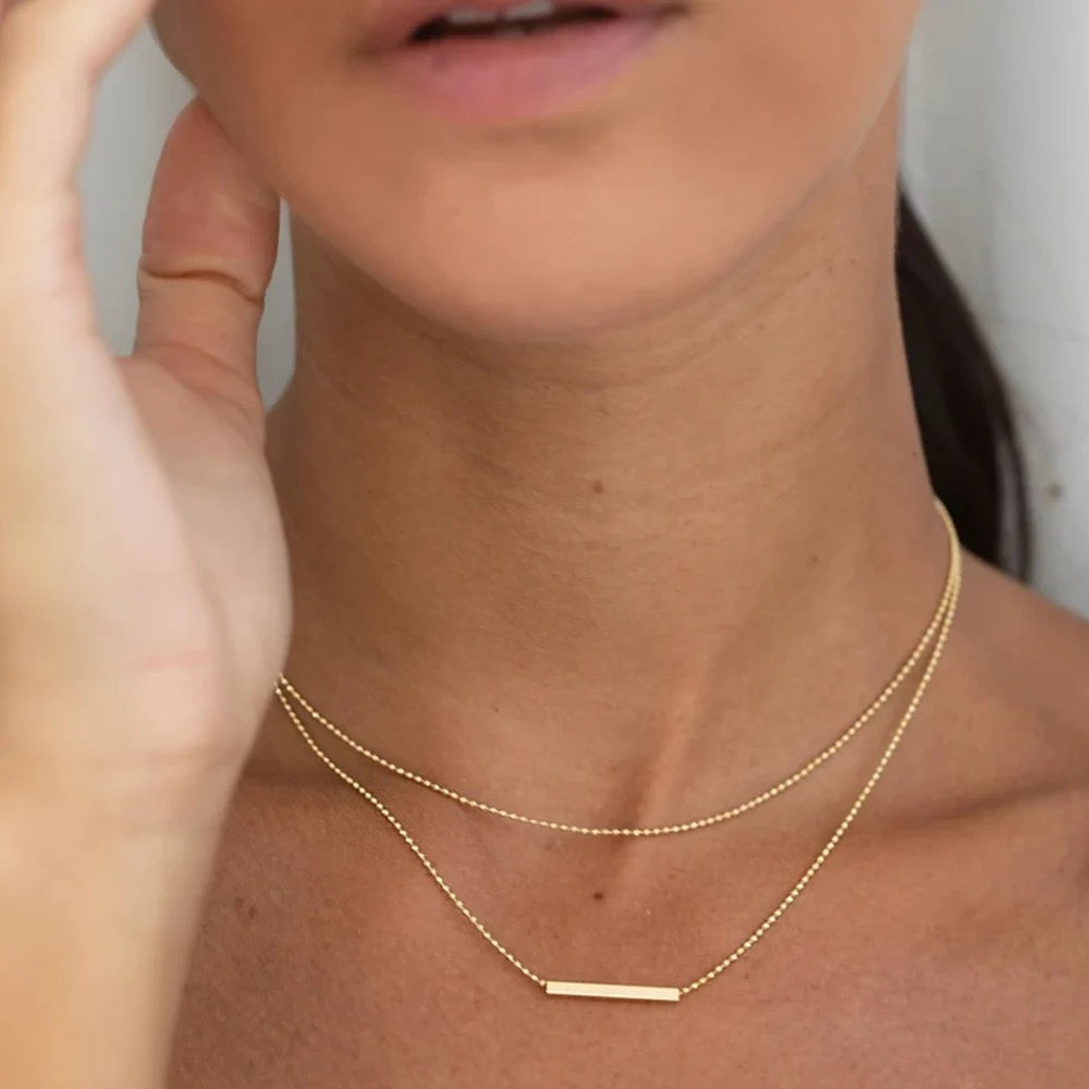 Dainty Double Necklace |Women