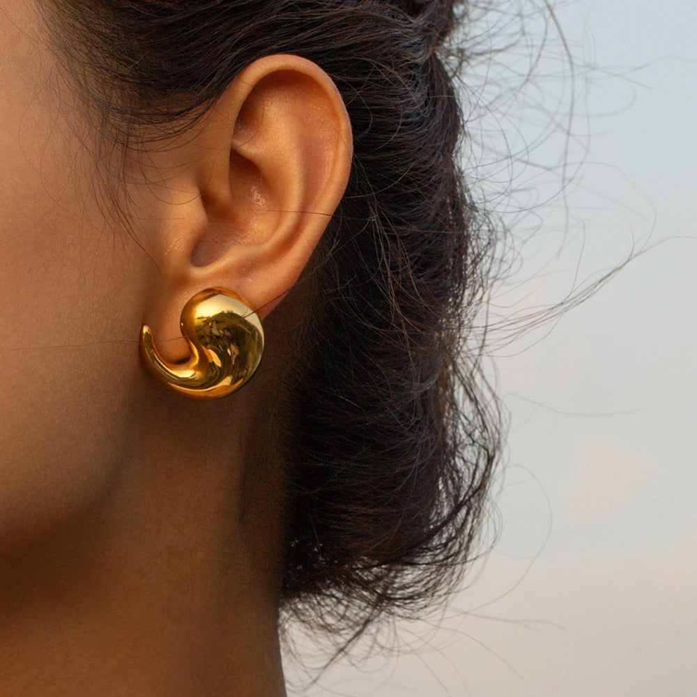 Farida Earrings | 18K Gold Plated