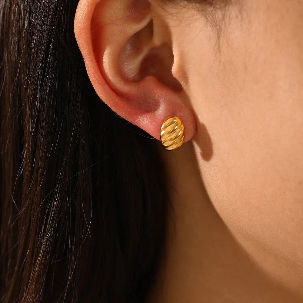 Taia Studs | 14K Gold Plated