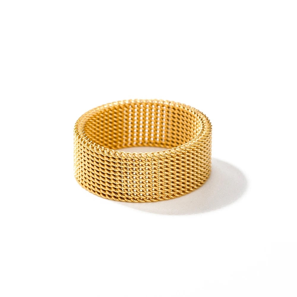 Mesh Gold Ring