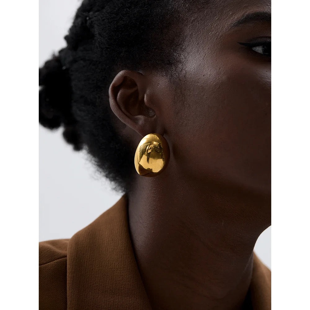 Gia Bold Earrings | 18K Gold Plated