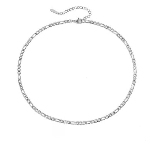 2mm Figaro Chain| Silver