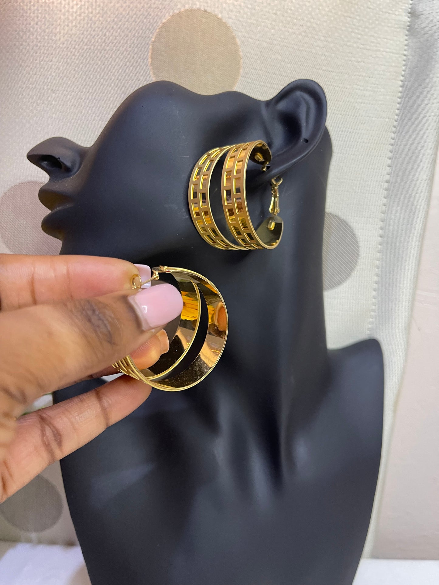 Gold Chunky Hoops