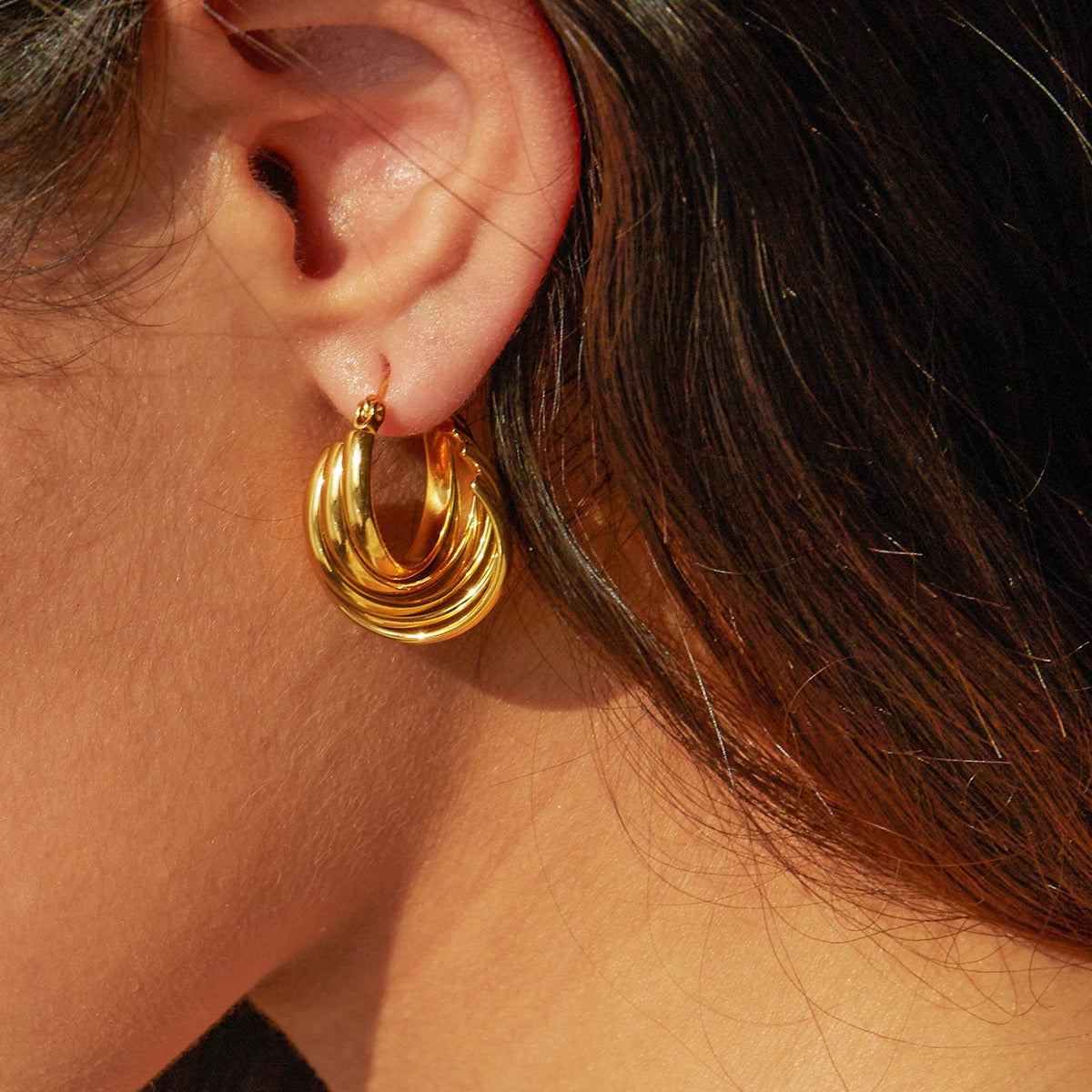 Alora Earrings | 18K Gold Plated