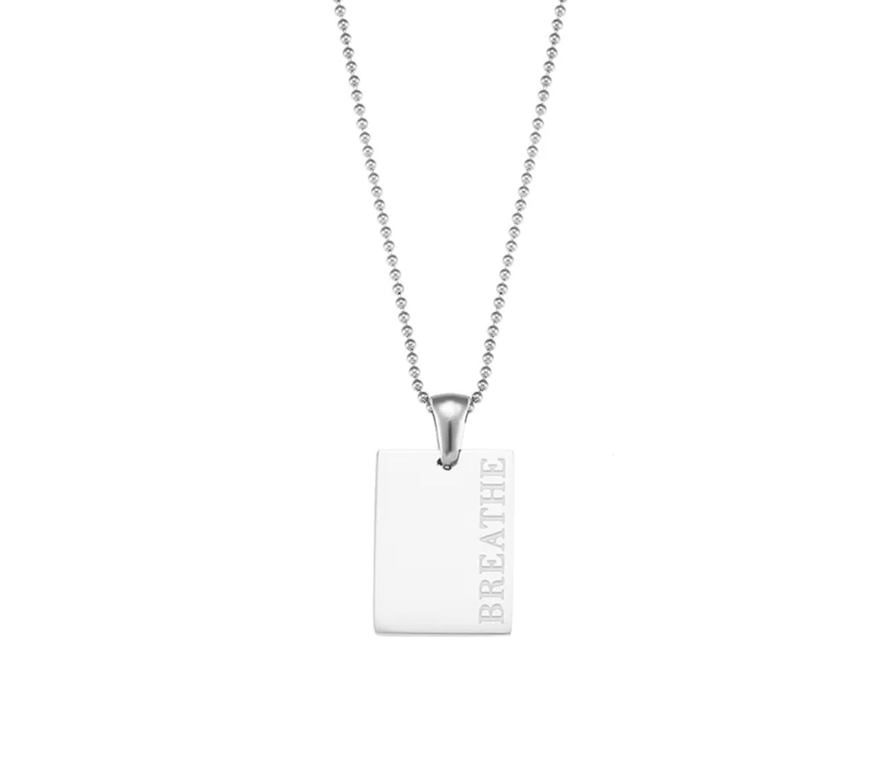 Affirmation Silver Necklace