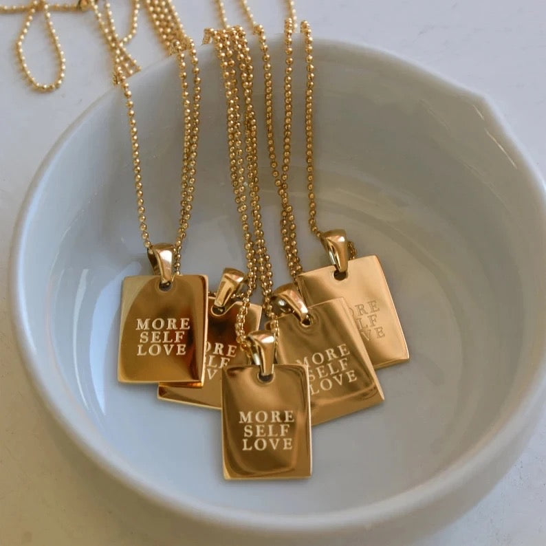 Affirmation Gold Necklaces