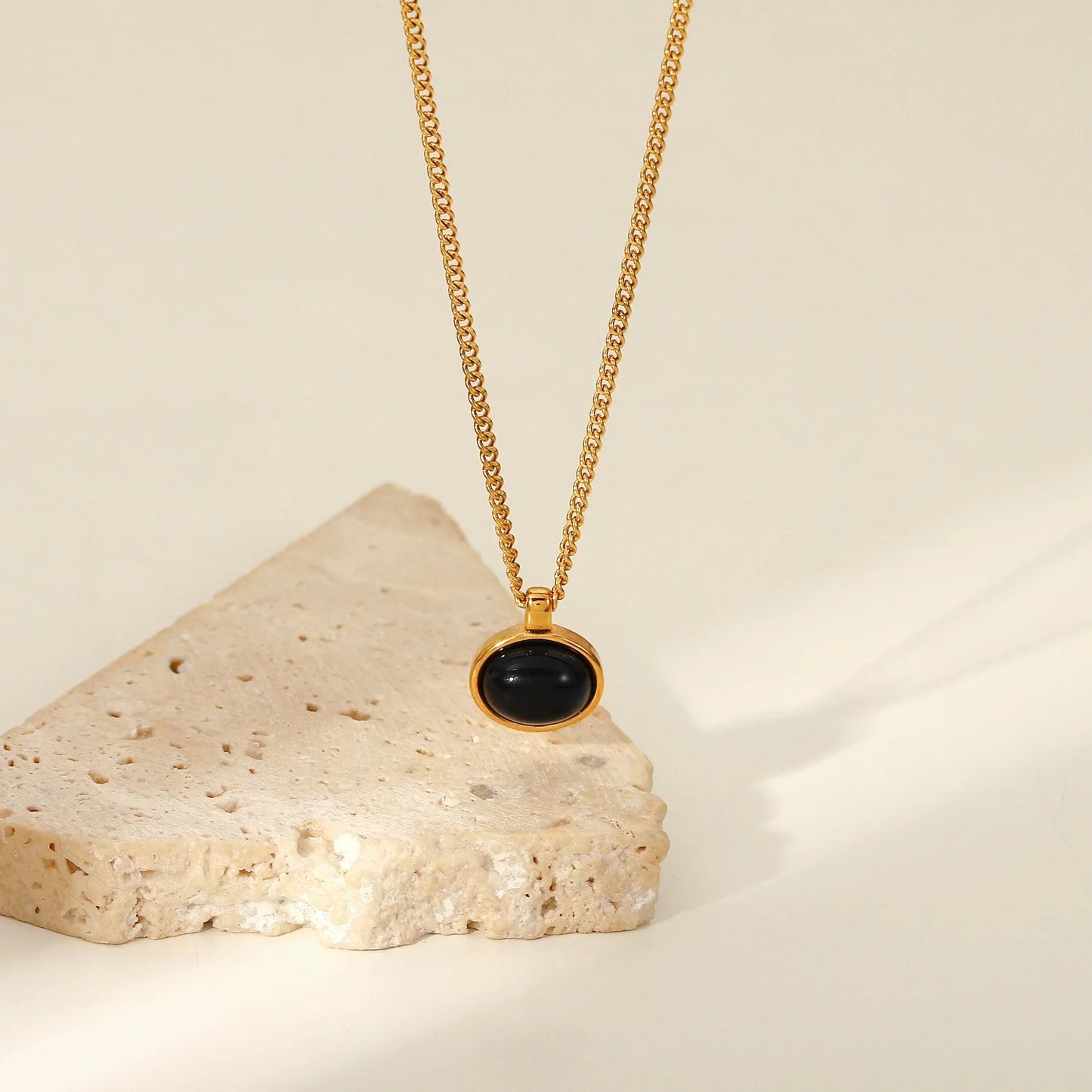 Black Onyx Necklace | Unisex