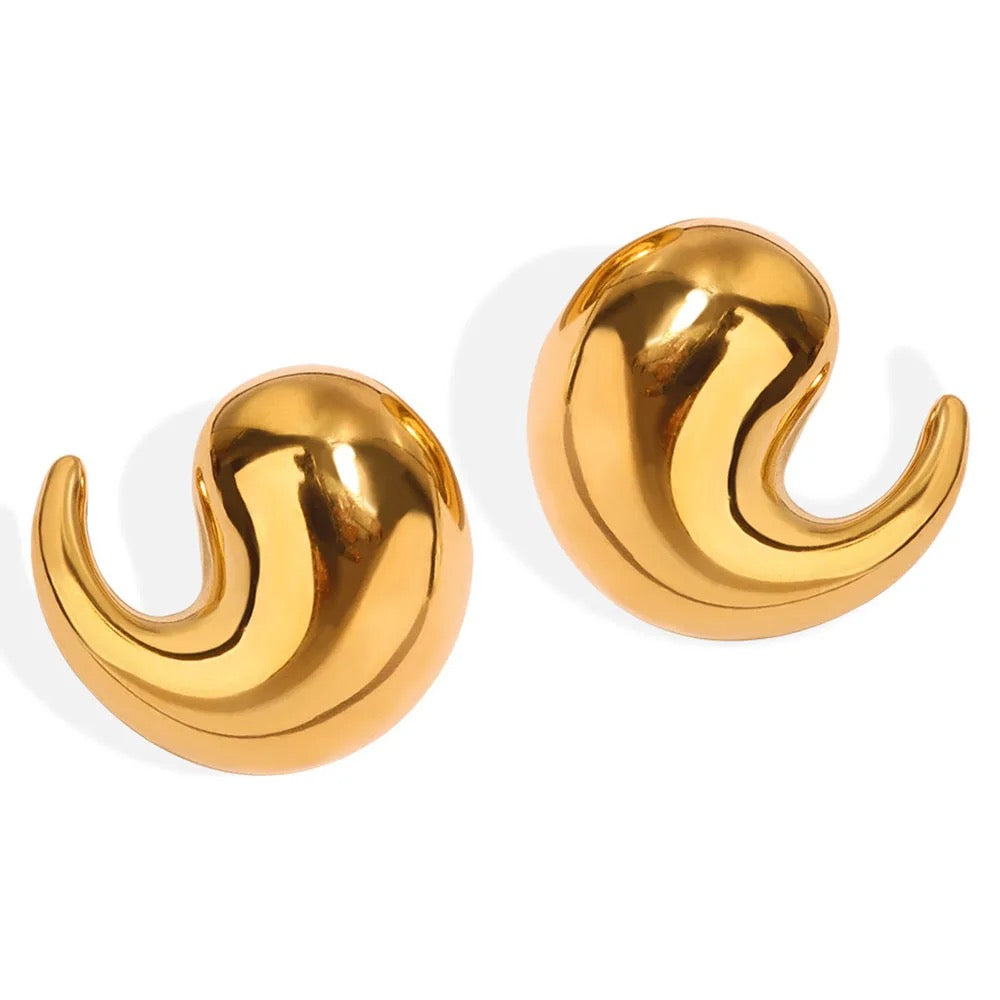 Farida Earrings | 18K Gold Plated