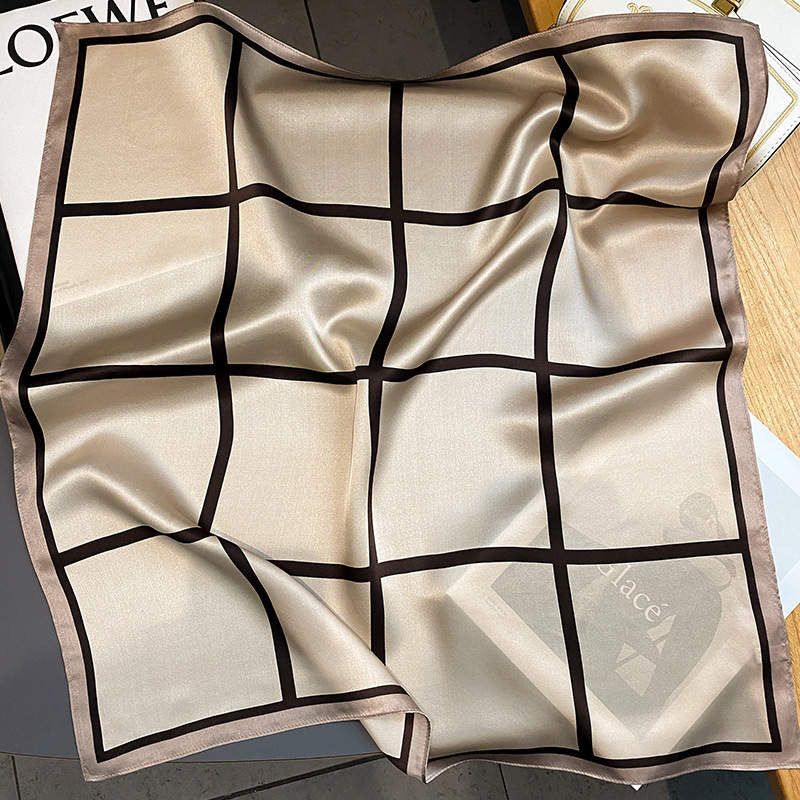 Ashy Cream Silk Scarf